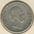 Саксония 1/6 талера 1847 год