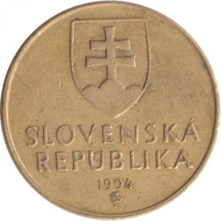 Словакия 1 крона 1994 год - Мадонна с младенцем
