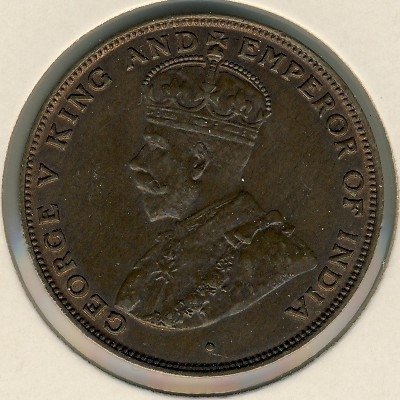 Гонконг 1 цент 1923 год