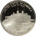 США 1/2 доллара 1982 год - 50 лет со дня рождения Джорджа Вашингтона (S)