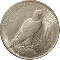 США 1 доллар 1922 год - Peace Dollar (без отметки монетного двора)