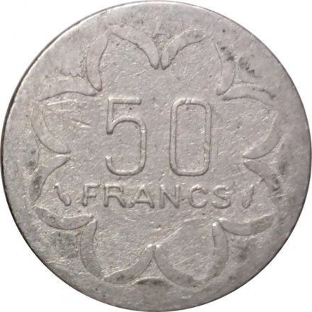 Центральная Африка 50 франков 1980 год (A)