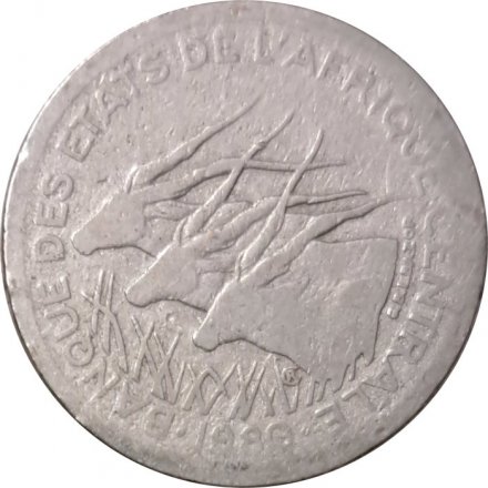 Центральная Африка 50 франков 1980 год (A)