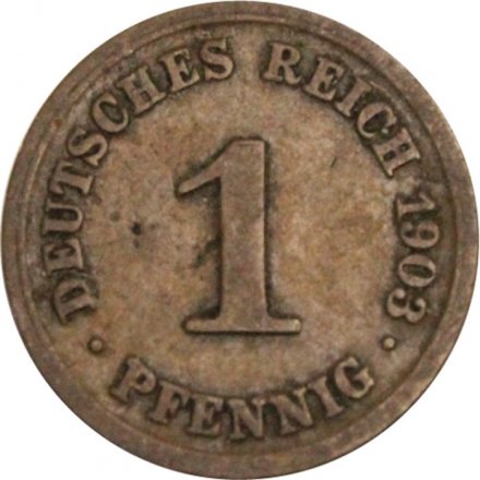 Германия 1 пфенниг 1903 год (D)