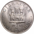 Гибралтар 1 крона 1968 год