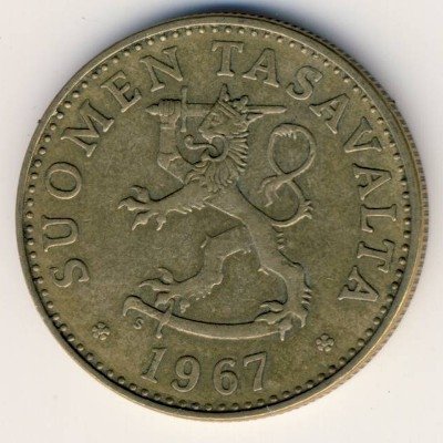 Финляндия 50 пенни 1967 год