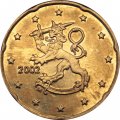 Финляндия 20 евроцентов 2002 год