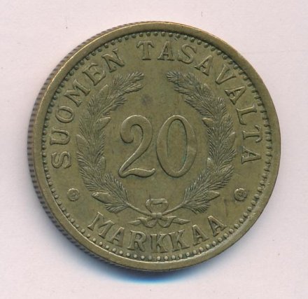Финляндия 20 марок 1934 год
