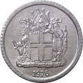 Исландия 1 крона 1976 год - Герб