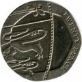 Великобритания 20 пенсов 2009 год