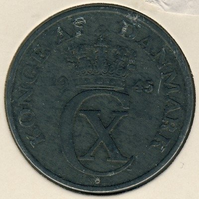 Дания 5 эре 1945 год
