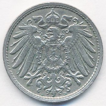 Германия 10 пфеннигов 1912 год (D)