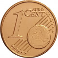 Бельгия 1 евроцент 2013 год UNC