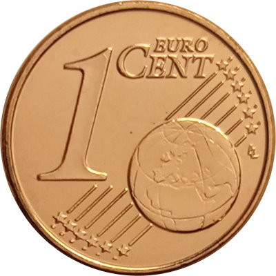 Бельгия 1 евроцент 2013 год UNC