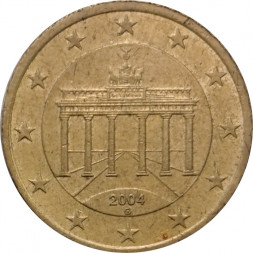 Германия 50 евроцентов 2004 год (G)