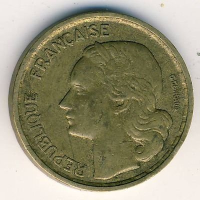 Франция 10 франков 1957 год
