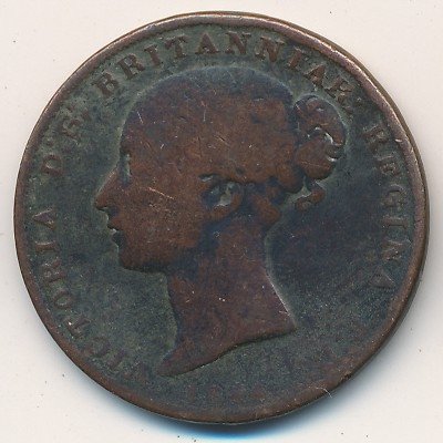 Джерси 1/26 шиллинга 1844 год