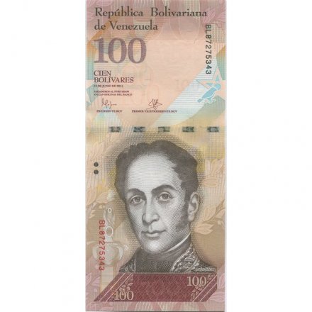 Венесуэла 100 боливаров 2015 года - UNC
