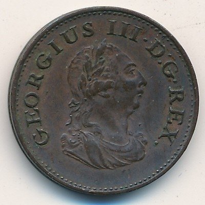 Ирландия 1 фартинг 1806 год