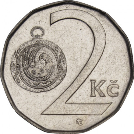 Чехия 2 кроны 2012 год