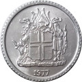 Исландия 1 крона 1977 год