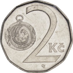 Чехия 2 кроны 2008 год
