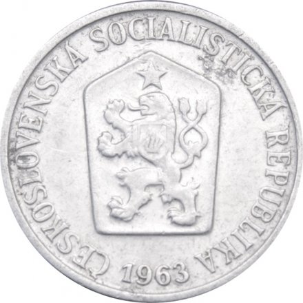 Чехословакия 10 геллеров 1963 год