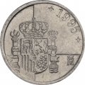 Испания 1 песета 1995 год