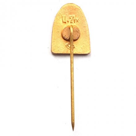 Значок-иголка Шедува. Šeduva. Литва (черный)