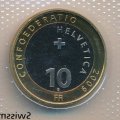 Швейцария 10 франков 2009 год