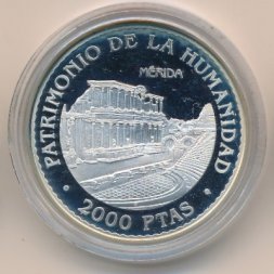 Испания 2000 песет 1996 год