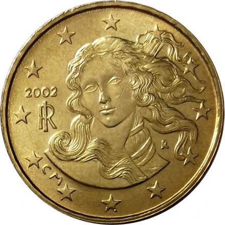 Италия 10 евроцентов 2002 год - Рождение Венеры