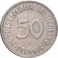 ФРГ 50 пфеннигов 1973 год (J)