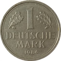 ФРГ 1 марка 1984 год (G)