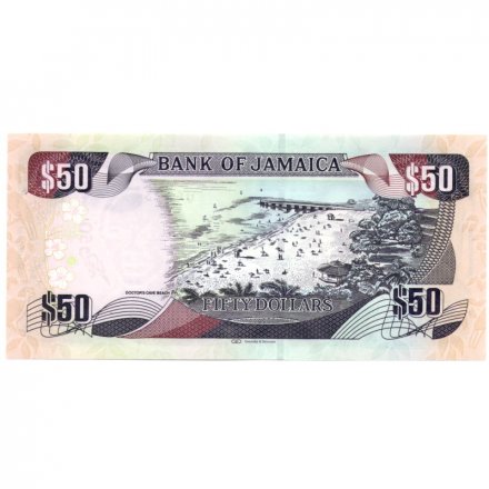 Ямайка 50 долларов 2013 год - UNC