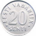 Эстония 20 сентов 1997 год
