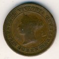 Цейлон 1/2 цента 1895 год