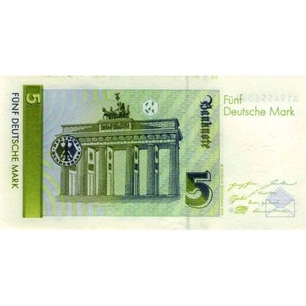 ФРГ 5 марок 1991 год - Беттина фон Арним UNC