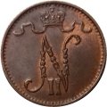 Финляндия 1 пенни 1912 год - XF