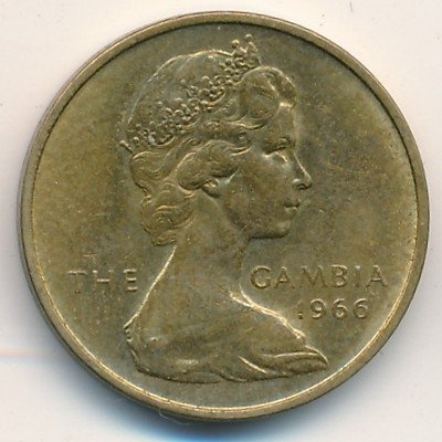 Гамбия 3 пенса 1966 год