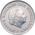 Нидерланды 25 центов 1967 год - Королева Юлиана