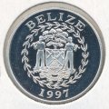 Белиз 1 доллар 1997 год - Королева-Мать. Замок Балморал