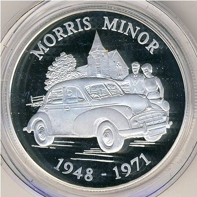 Олдерни 5 фунтов 2009 год - Британские автомобили. Morris Minor