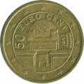 Австрия 50 евроцентов 2002 год