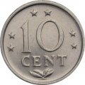Антильские острова 10 центов 1980 год
