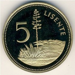 Лесото 5 лисенте 1979 год