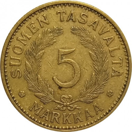 Финляндия 5 марок 1936 год
