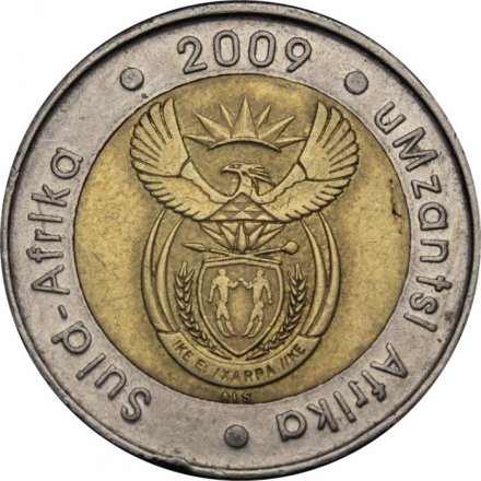 ЮАР 5 рэндов 2009 год