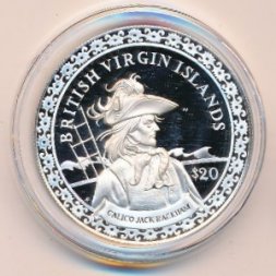 Виргинские острова 20 долларов 2000 год