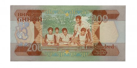 Гана 200 седи 1990 год - UNC